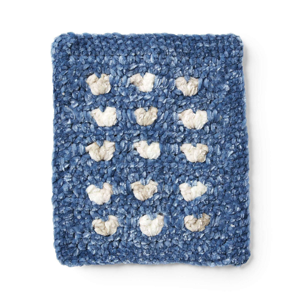 Bernat Heart Stripe Crochet Baby Blanket Pattern | colorful, Home