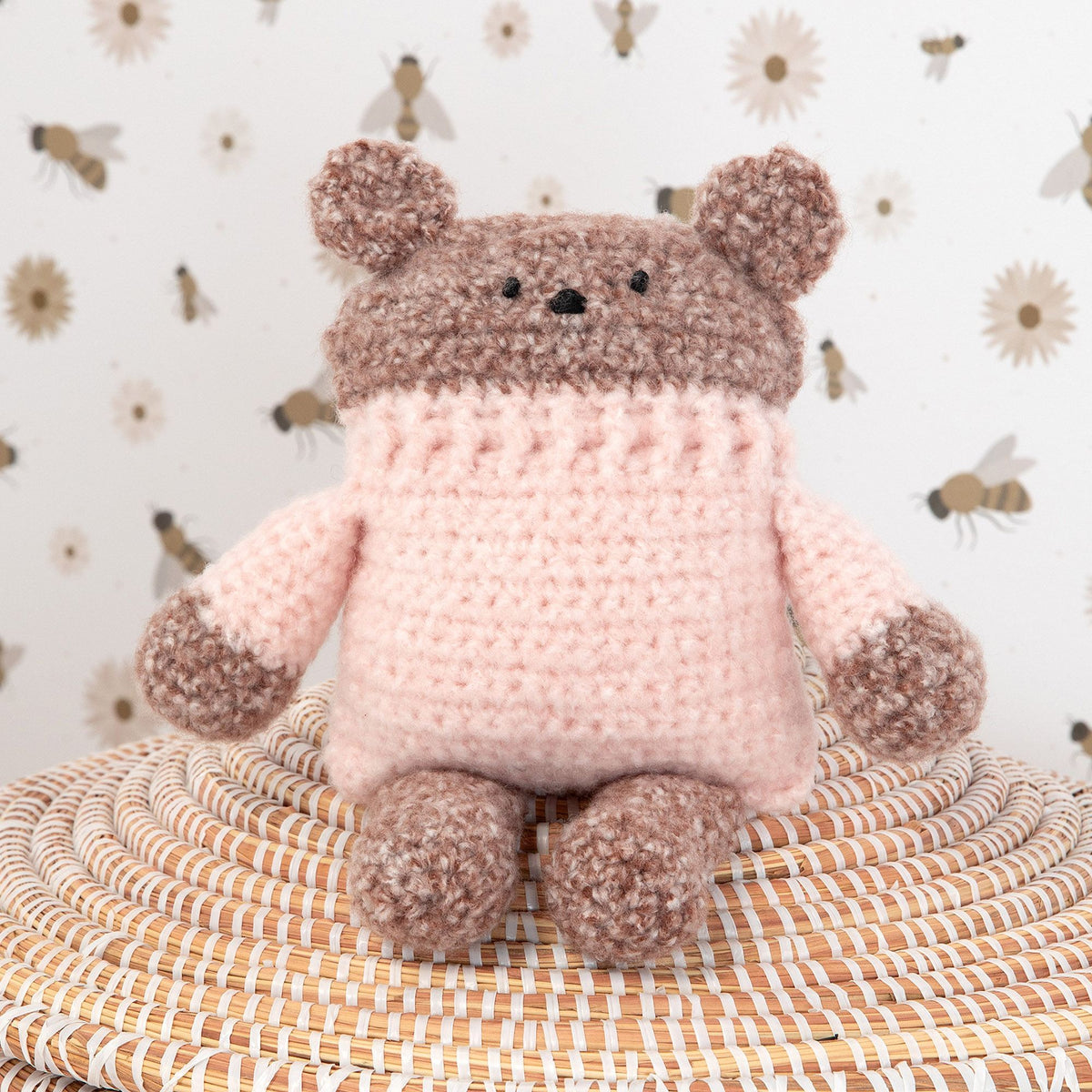 Bernat Crochet Little Bears Pattern | rounds, gift, colorful