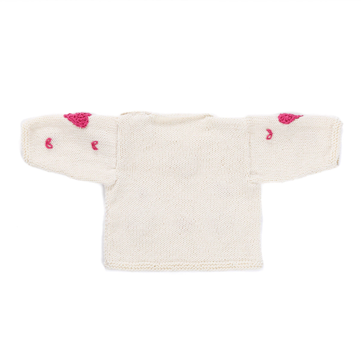 Bernat Heart Baby Pullover to Knit Pattern | embroidery, increases, gift