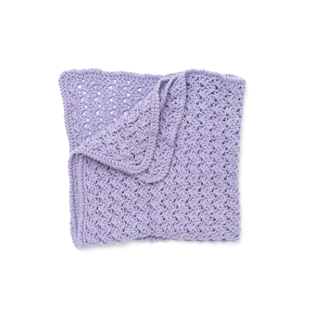 Caron Textured Crochet Baby Blanket Pattern | holiday, gift, colors