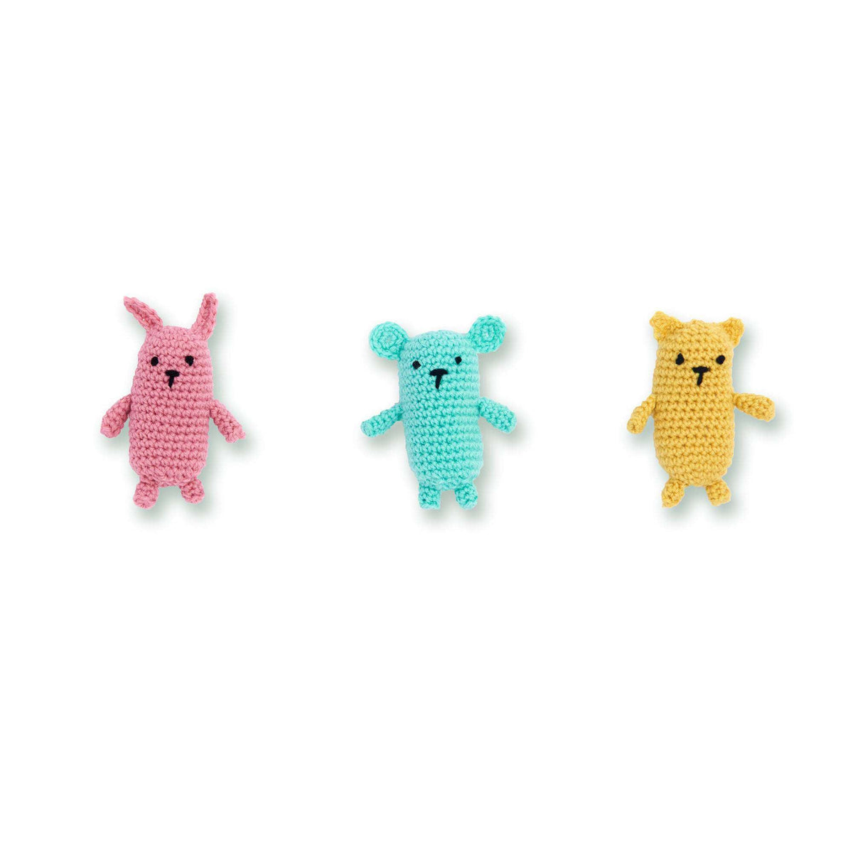 Caron Crochet Amigurumi Friends Pattern | embroidery, gifts, toys