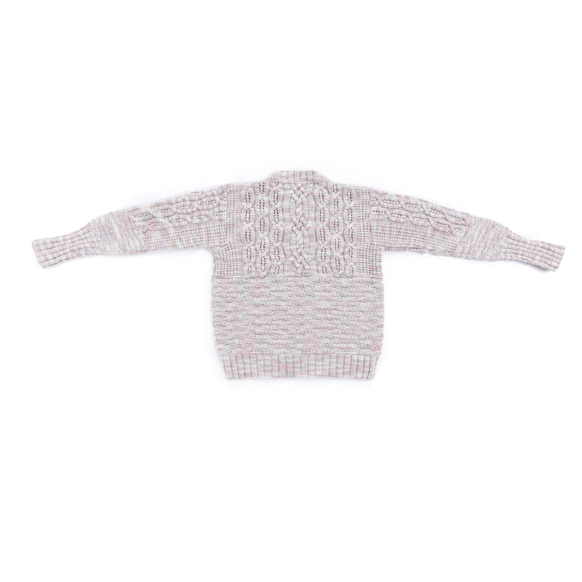 Caron Gayle's Cables Knit Pullover Pattern | ribbing, lace, increases