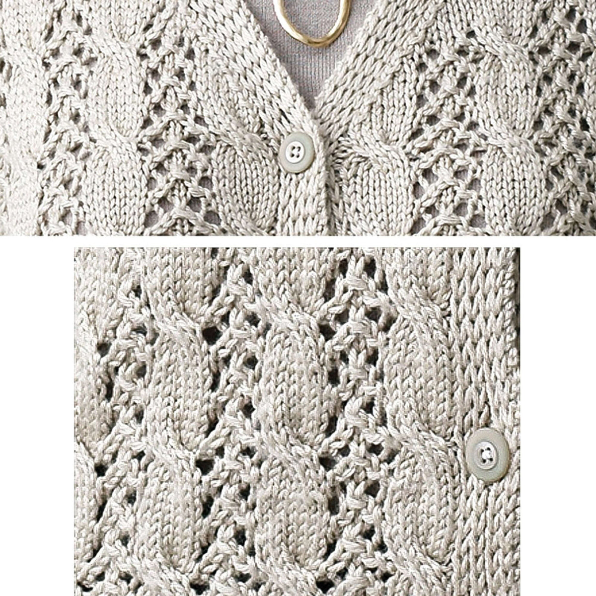 Patons Lace and Cable Knit Cardigan Pattern | Silk Bamboo, Women