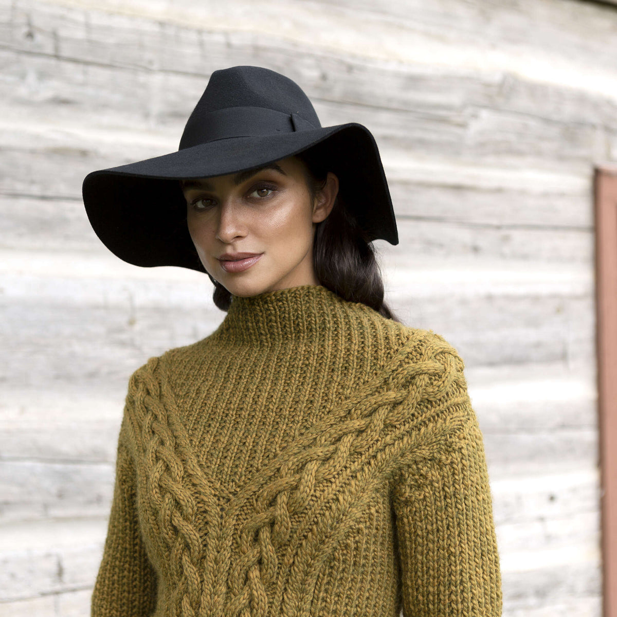 Patons Branching Paths Cable Knit Sweater Pattern | texture, shades