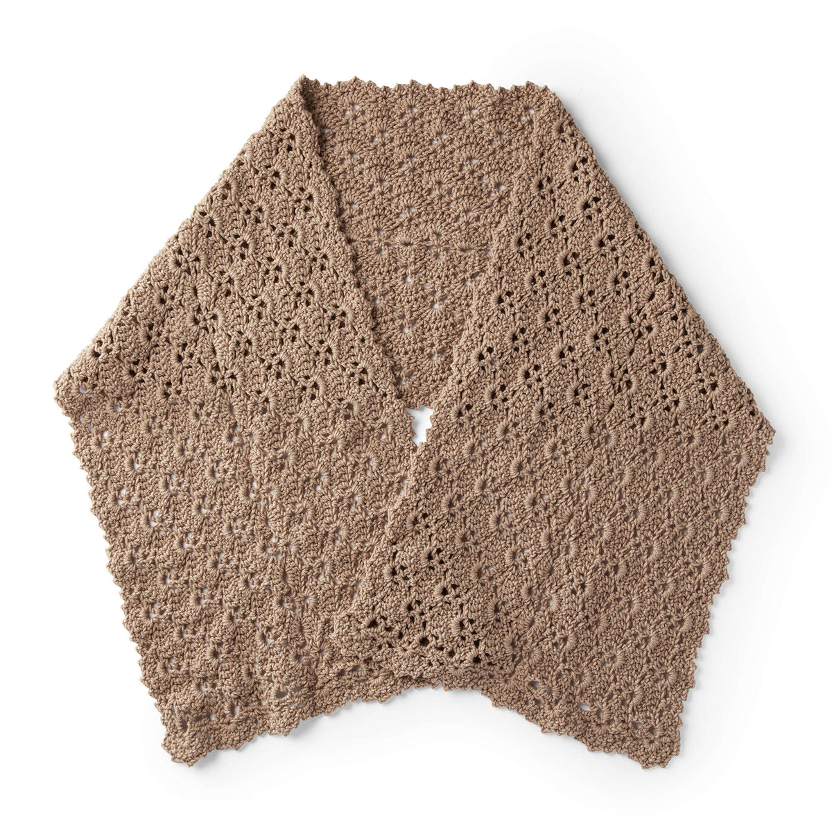 Red Heart Crochet Cherie Lace Shawl Pattern | Comfort, gift, Women