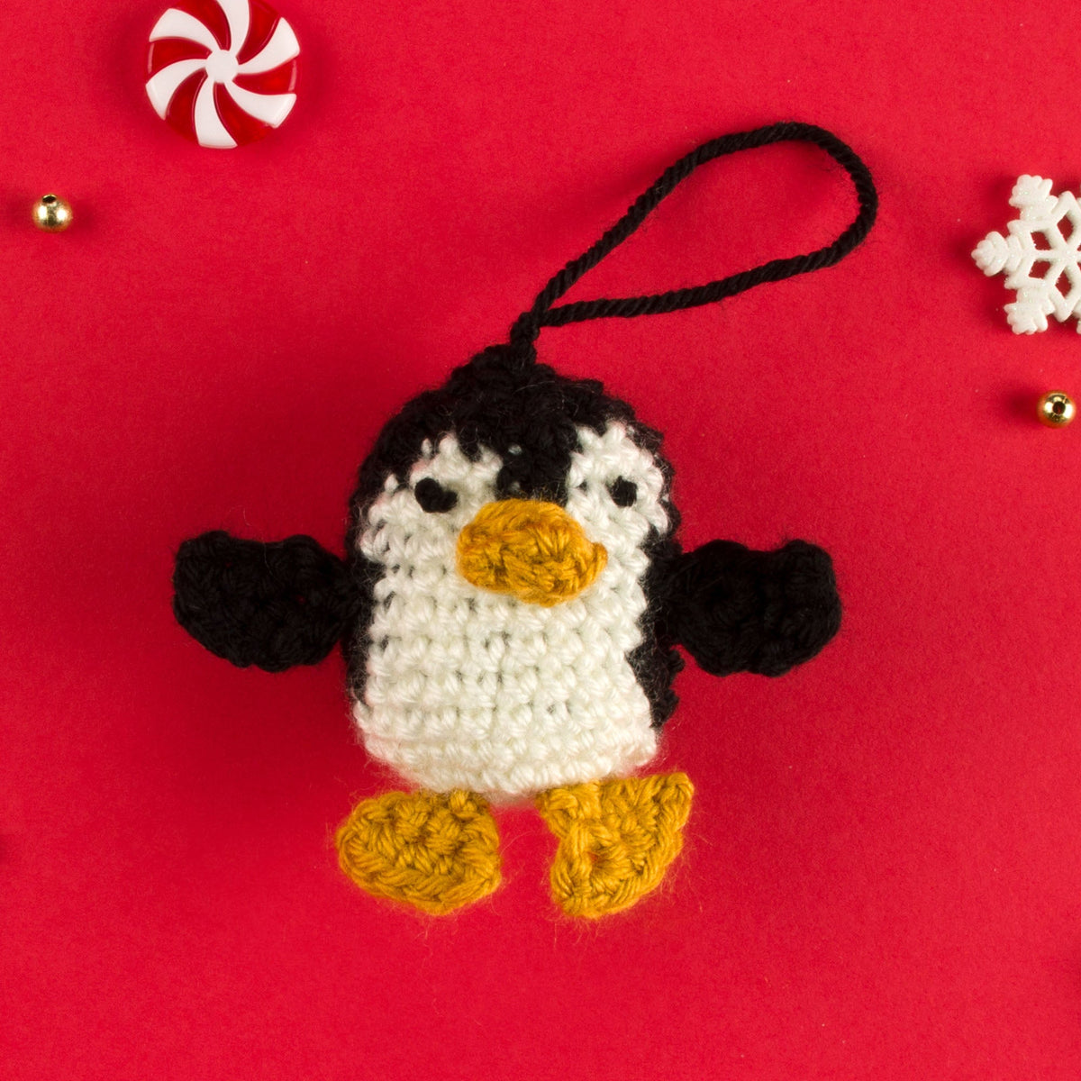 2024 Advent Calendar Crochet Penguin Pattern | embroidery, rounds, rows