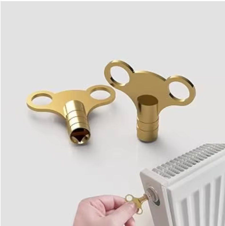 Radiator Bleed Key Pack of 2, Central Heating Air Vent Valve Key