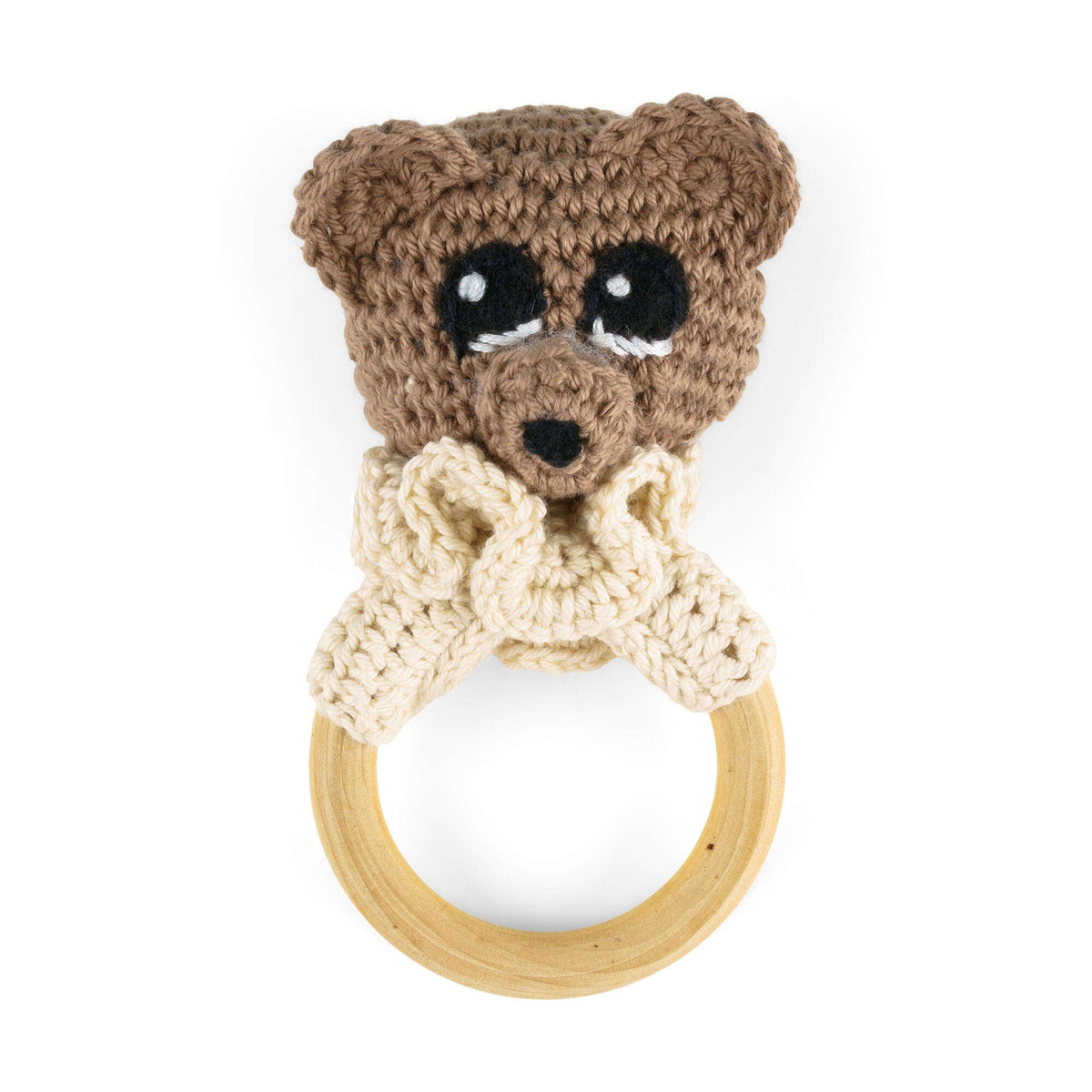 Aunt Lydia's Crochet Bunny & Bear Teething Rings Pattern | gift, Baby