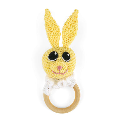 Aunt Lydia's Crochet Bunny & Bear Teething Rings Pattern | gift, Baby