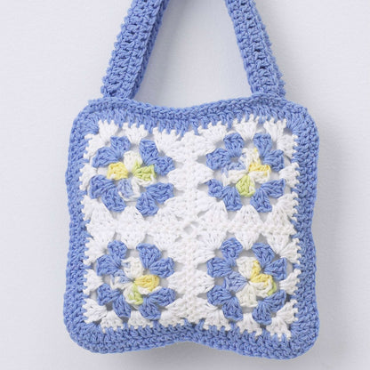 Bernat Crochet Granny Square Bag Pattern | Handicrafter Cotton, colors
