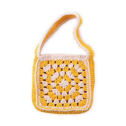Bernat Crochet Big Granny Tote Pattern | slip stitch, motifs, super bulky