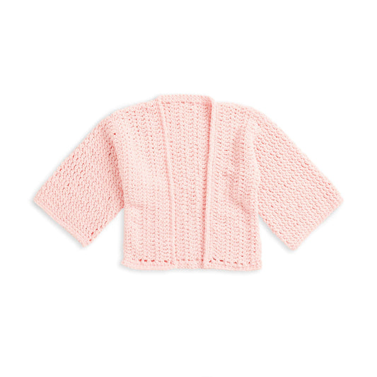 Bernat Cozy Oversized Crochet Cardigan Pattern | seaming, rounds, rows