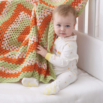 Bernat Big Granny Crochet Baby Blanket Pattern | OEKO-TEX, Standard 100