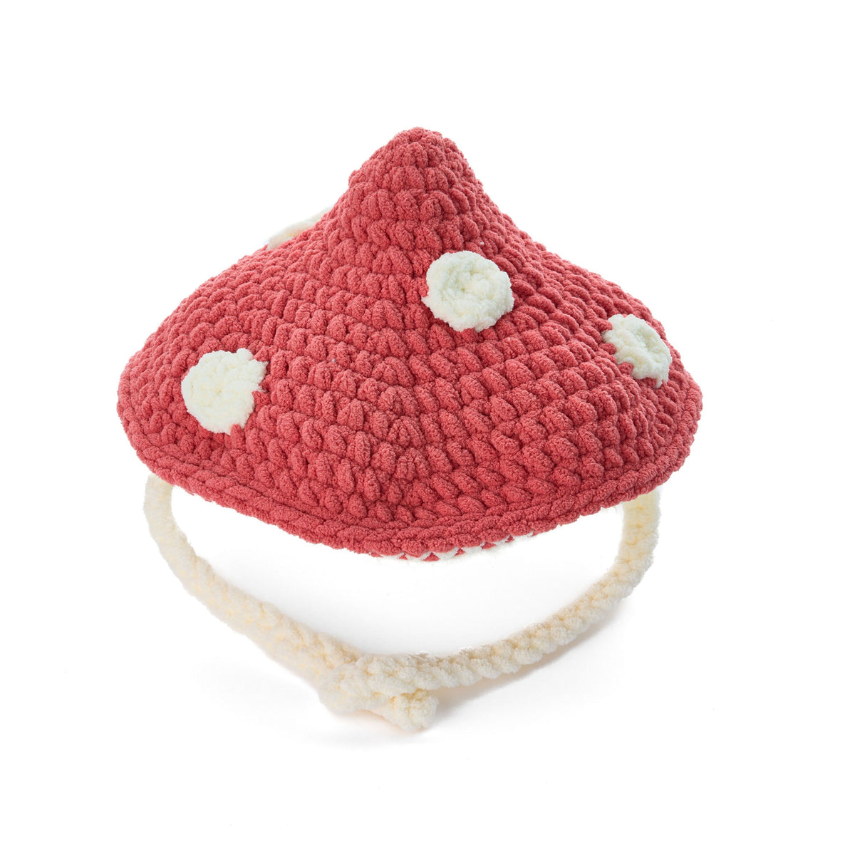 Bernat Crochet Mushroom Cap Pattern | slip stitch, plush, assembly