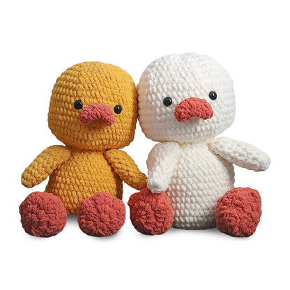 Bernat Quackers the Crochet Duck Pattern | toy, assembly, colors