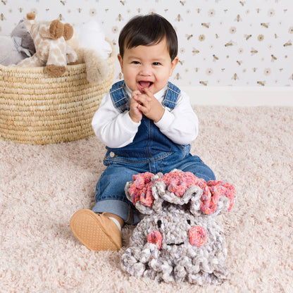 Bernat Dreamy Crochet Mushroom Snuggler Pattern | gift, toy, plush
