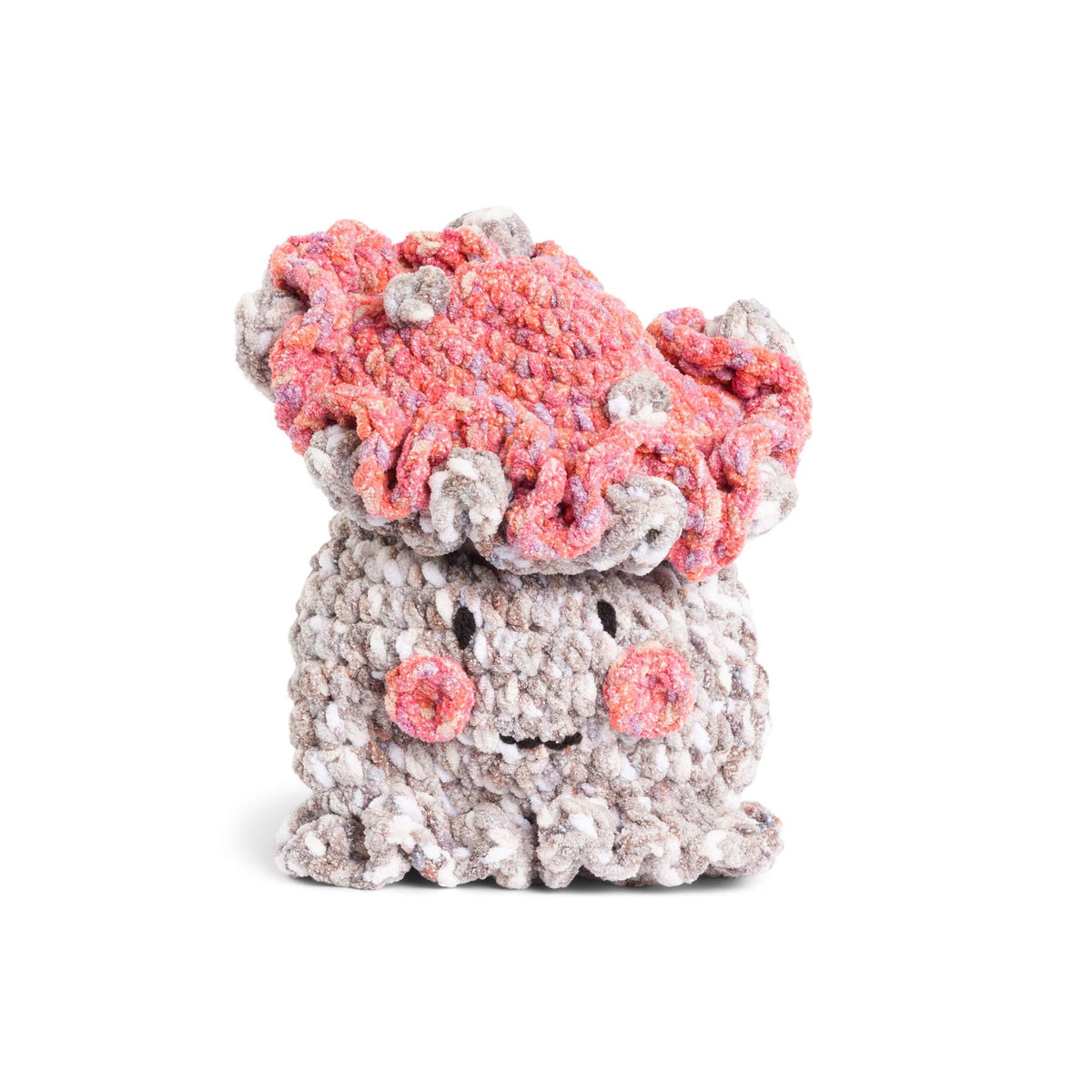 Bernat Dreamy Crochet Mushroom Snuggler Pattern | gift, toy, plush