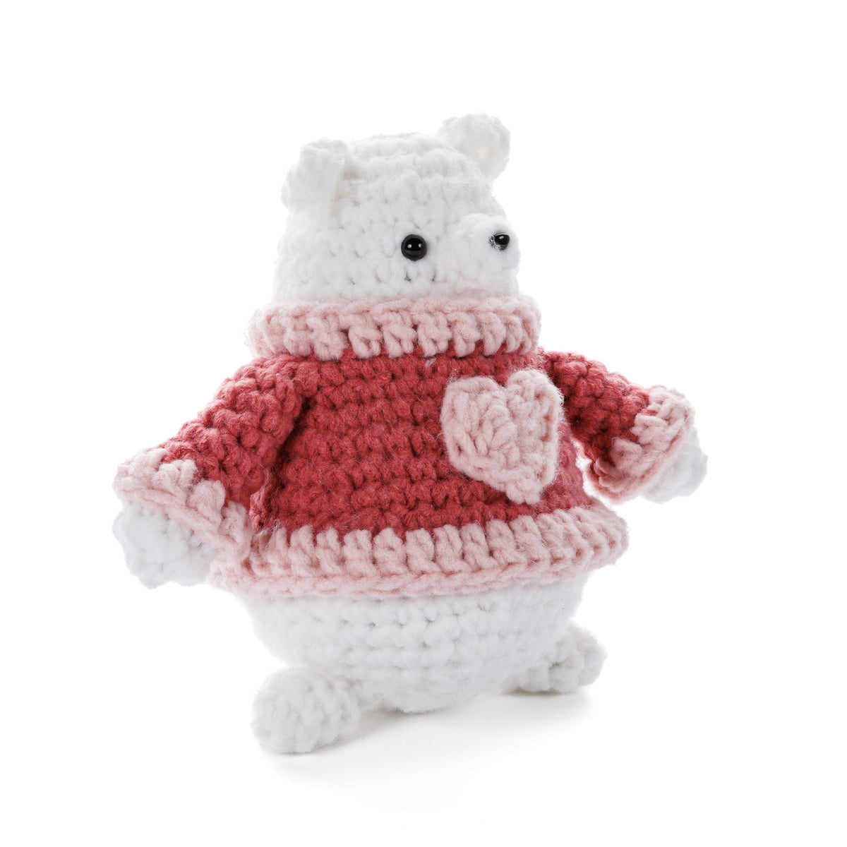 Bernat Heartley the Crochet Bear Pattern | Valentine's, gift, toy