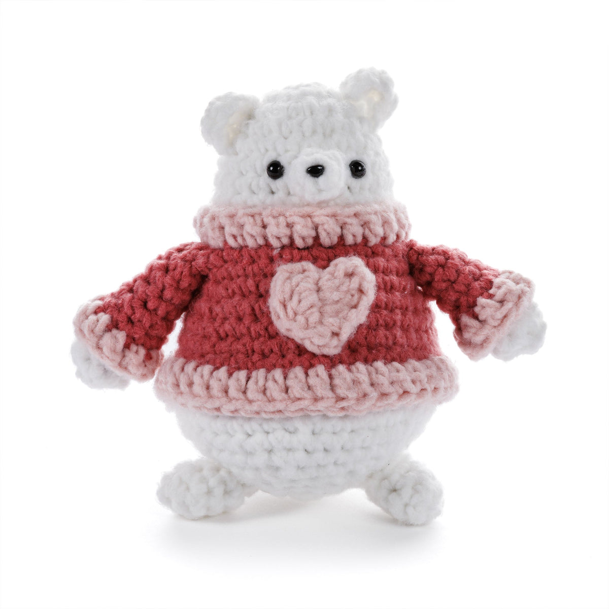 Bernat Heartley the Crochet Bear Pattern | Valentine's, gift, toy