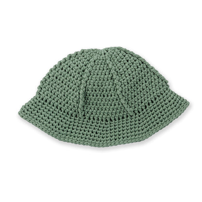 Bernat Explorer Crochet Hat Pattern | front loop, top down, textured