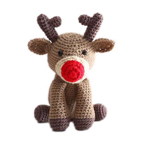 Bernat Crochet Reindeer Stuffie Pattern | decreases, Super Value, holiday
