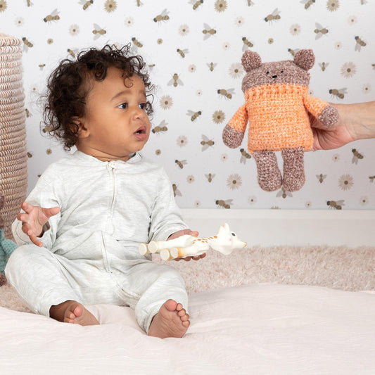 Bernat Crochet Little Bears Pattern | rounds, gift, colorful