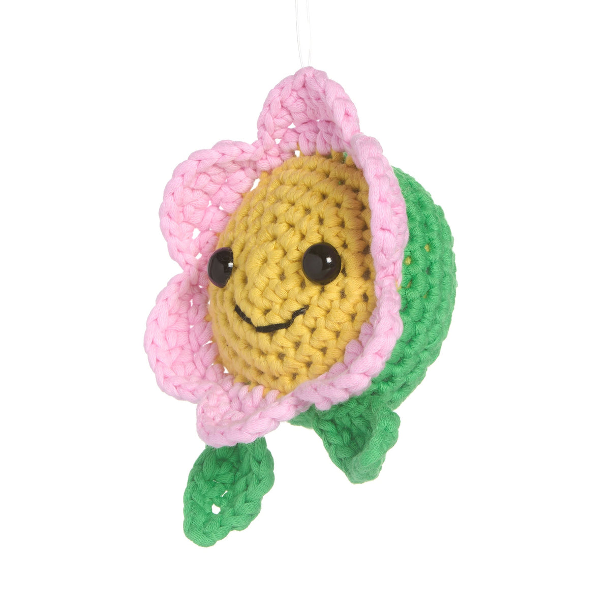 Bernat Maker Mini Daisy the Crochet Flower Pattern | slip stitch, gift, toy