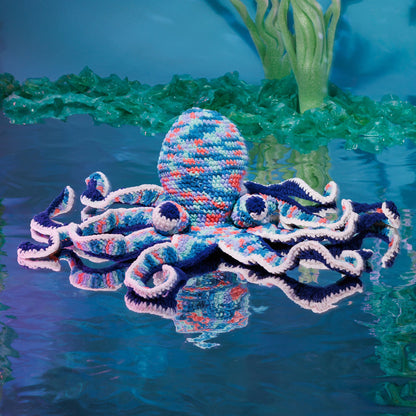 Bernat Coral the Crochet Octopus Amigurumi Pattern | seamed, colors