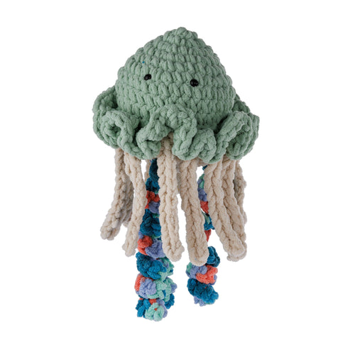Bernat Jasper the Friendly Crochet Jellyfish Pattern | gift, shelf, rounds