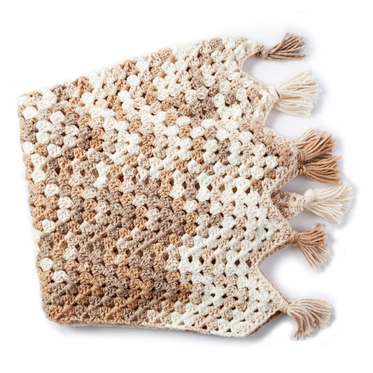 Bernat Wavy Granny Crochet Blanket Pattern | Pop, self-striping, bulky