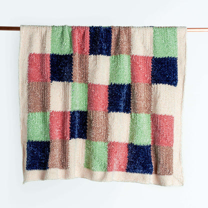 Bernat Hip to Be Square Crochet Baby Blanket Pattern | seaming, Velvet