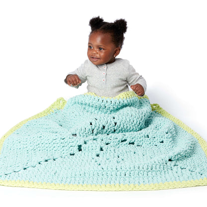 Bernat Baby Blanket Crochet Granny Motif Blanket Pattern | rounds, gift