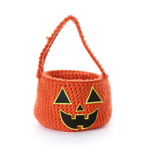 Bernat Happy Hauntings Crochet Candy Baskets Pattern | slip stitch, Home