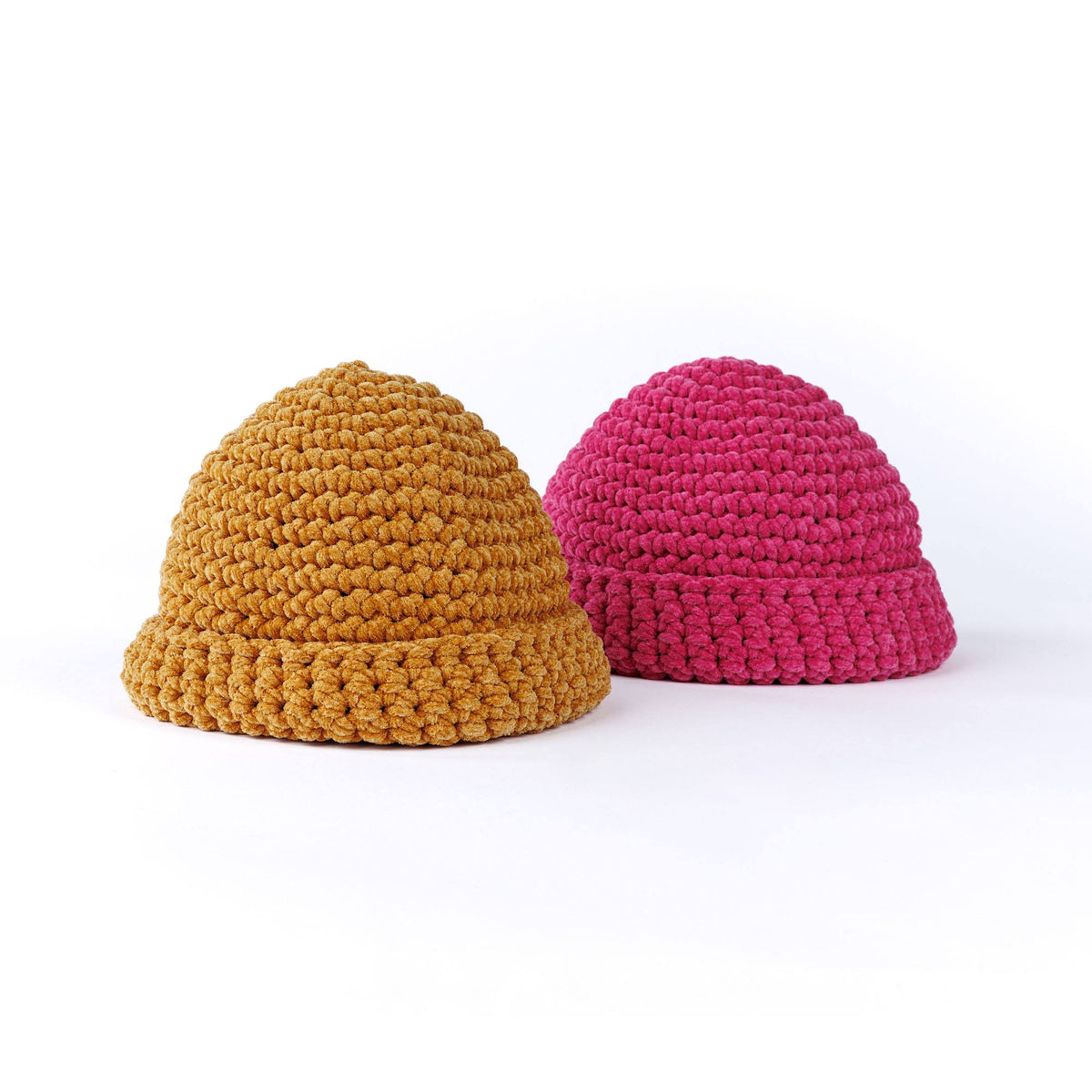 Bernat Crochet Teenie Beanie Pattern | increases, rounds, Plush