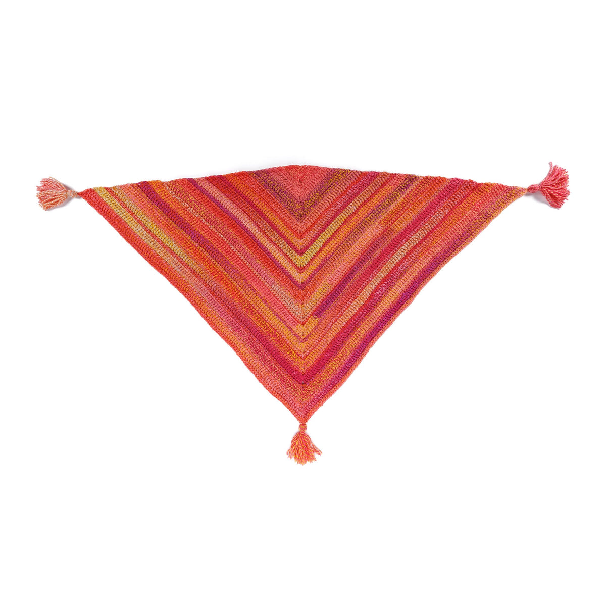 Bernat Crochet Sunrise Shawl Pattern | Harmony, colors, Adult