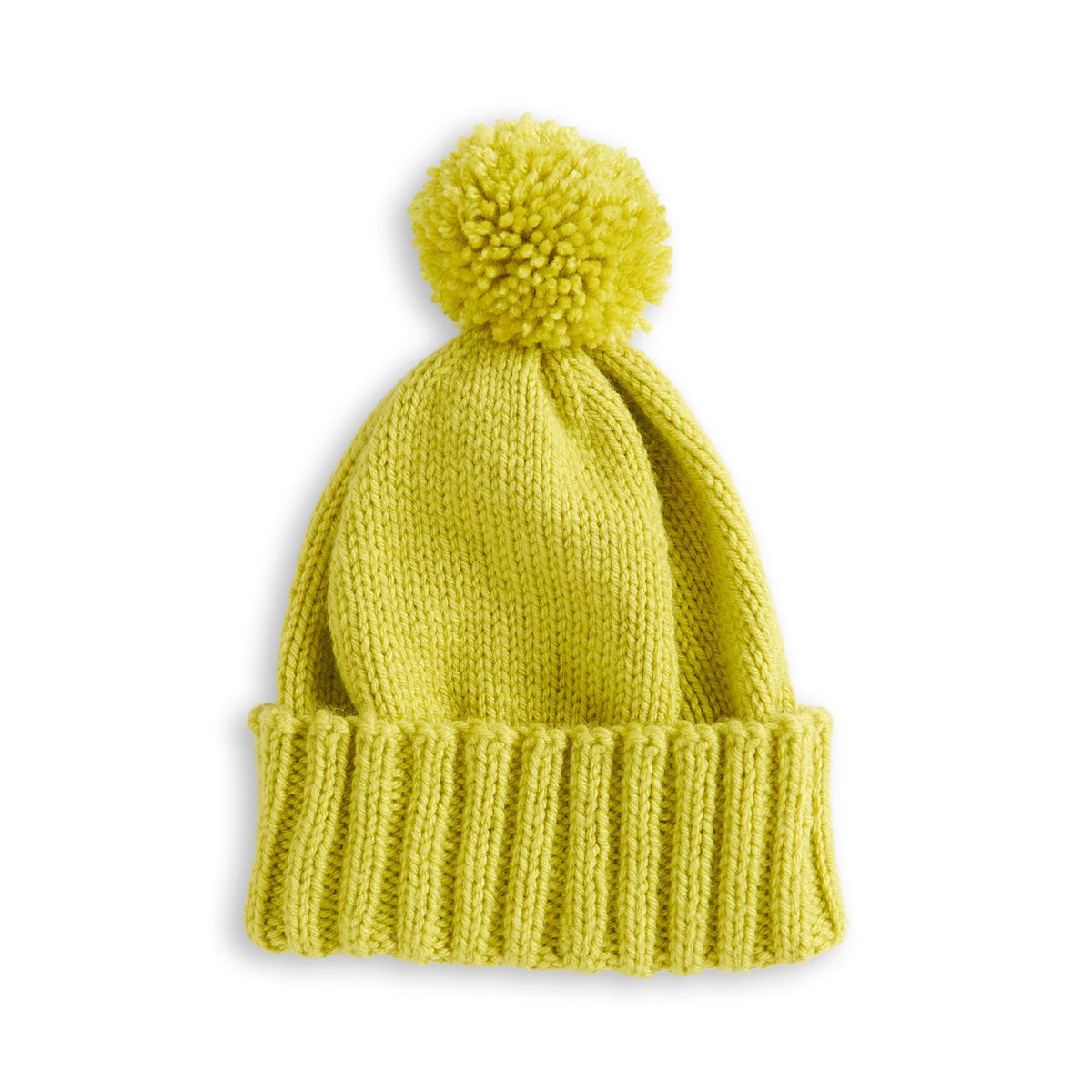 Bernat Slouchie Knit Beanie Pattern | ribbed, ribbing, increases