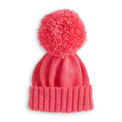 Bernat Slouchie Knit Beanie Pattern | ribbed, ribbing, increases
