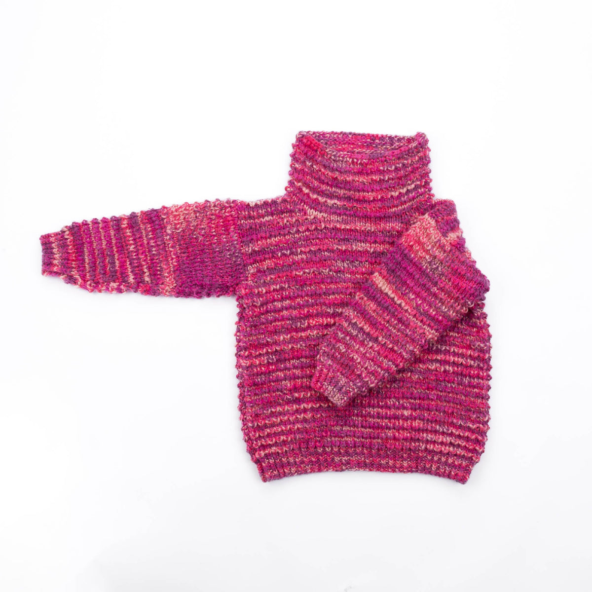 Bernat Spark Cozy Texture Knit Sweater Pattern | ribbing, seaming, holiday