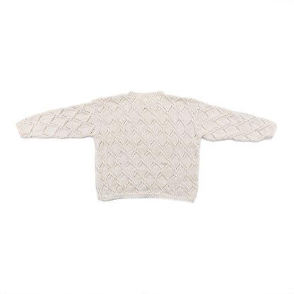 Bernat Nicole's Trellis Cables Knit Pullover Pattern | sleeves, Women