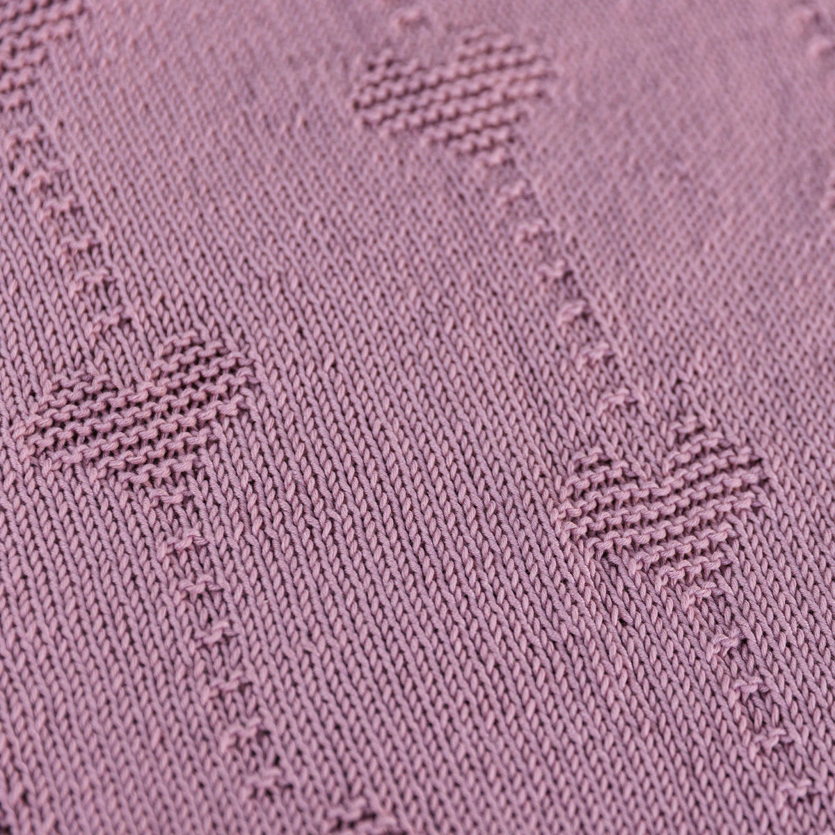 Bernat Belle Cœur Knit Baby Blanket Pattern | garter stitch, gift, motifs