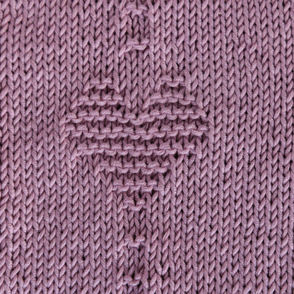Bernat Belle Cœur Knit Baby Blanket Pattern | garter stitch, gift, motifs