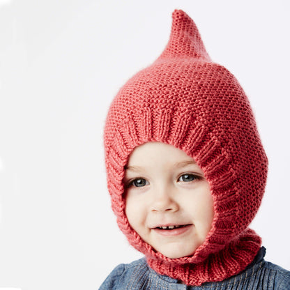 Bernat Knit Garter Little Gnome Hat Pattern | ribbing, winter, gift