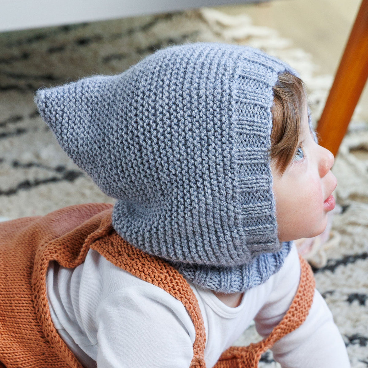 Bernat Knit Garter Little Gnome Hat Pattern | ribbing, winter, gift