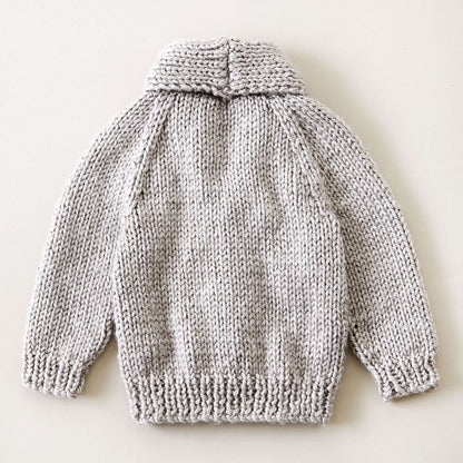Bernat Shawl Collar Textured Knit Cardigan Pattern | winter, gift