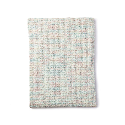 Bernat Waffle Stitch Twist Knit Throw Pattern | holiday, gift, shades