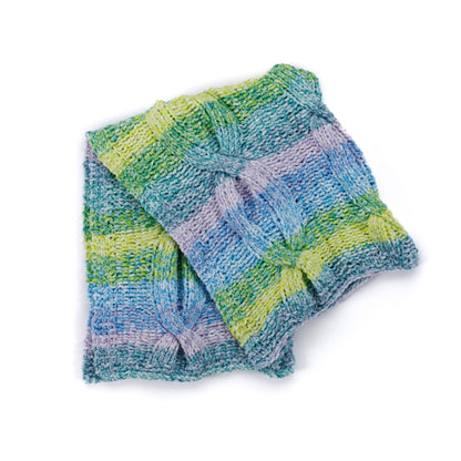 Bernat Cable Cloud Knit Blanket Pattern | increases, decreases, bulky