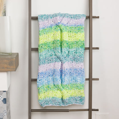 Bernat Cable Cloud Knit Blanket Pattern | increases, decreases, bulky