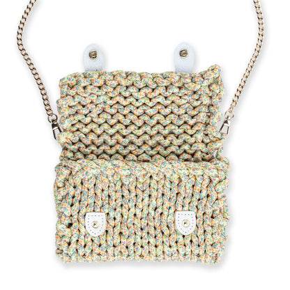 Bernat Spring in Your Step Knit Bag Pattern | stocking stitch, sewing, Fab