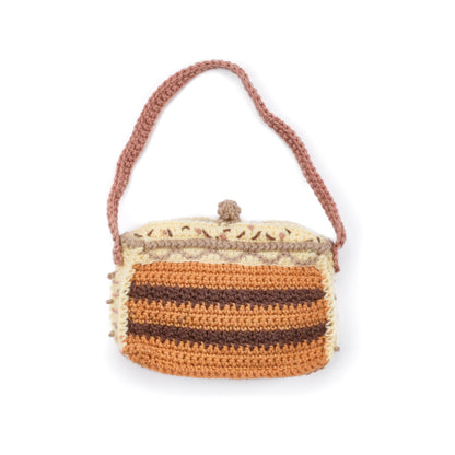 Caron Crochet Birthday Cake Bag Pattern | slip stitch, embroidery, shades