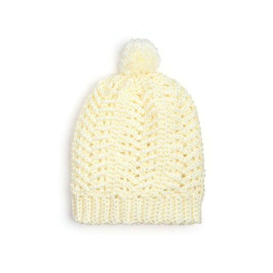 Caron Crochet Faux Cables Hat Pattern | Simply Soft, gift, texture